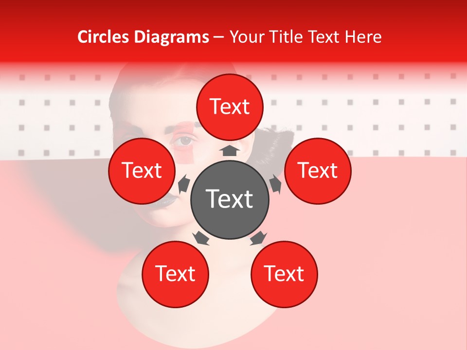 Lady Hair Woman PowerPoint Template