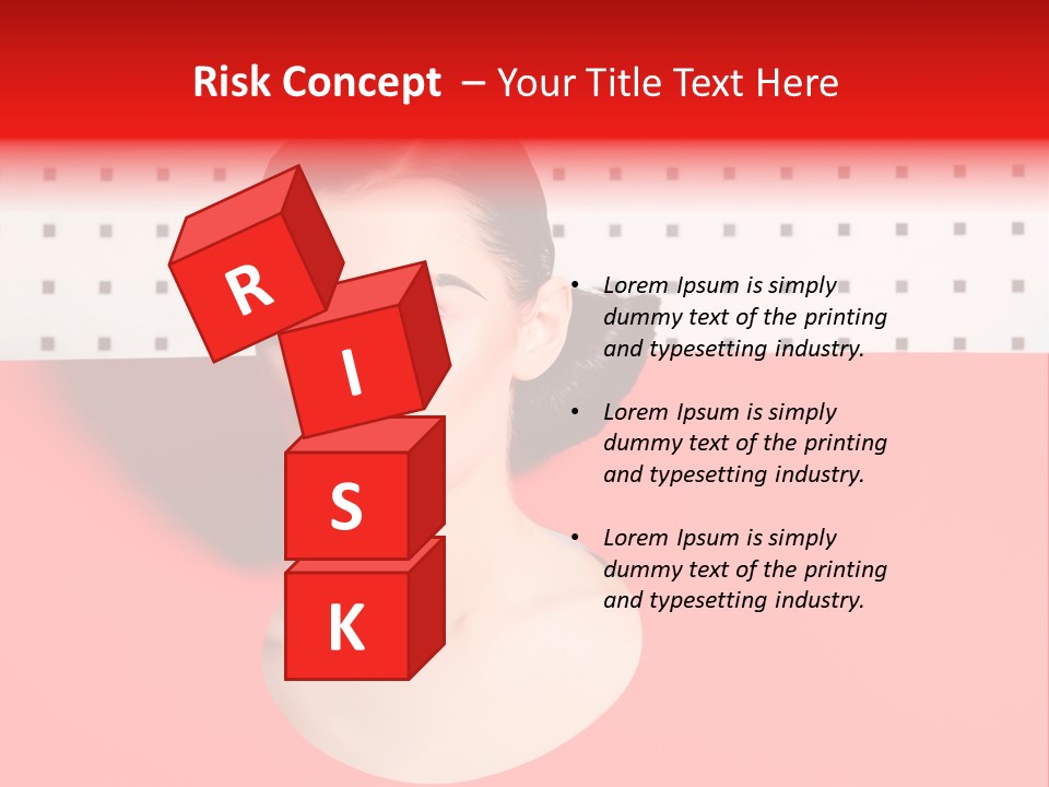 Lady Hair Woman PowerPoint Template