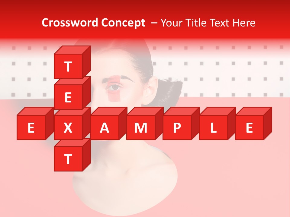 Lady Hair Woman PowerPoint Template