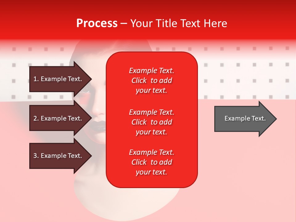 Lady Hair Woman PowerPoint Template