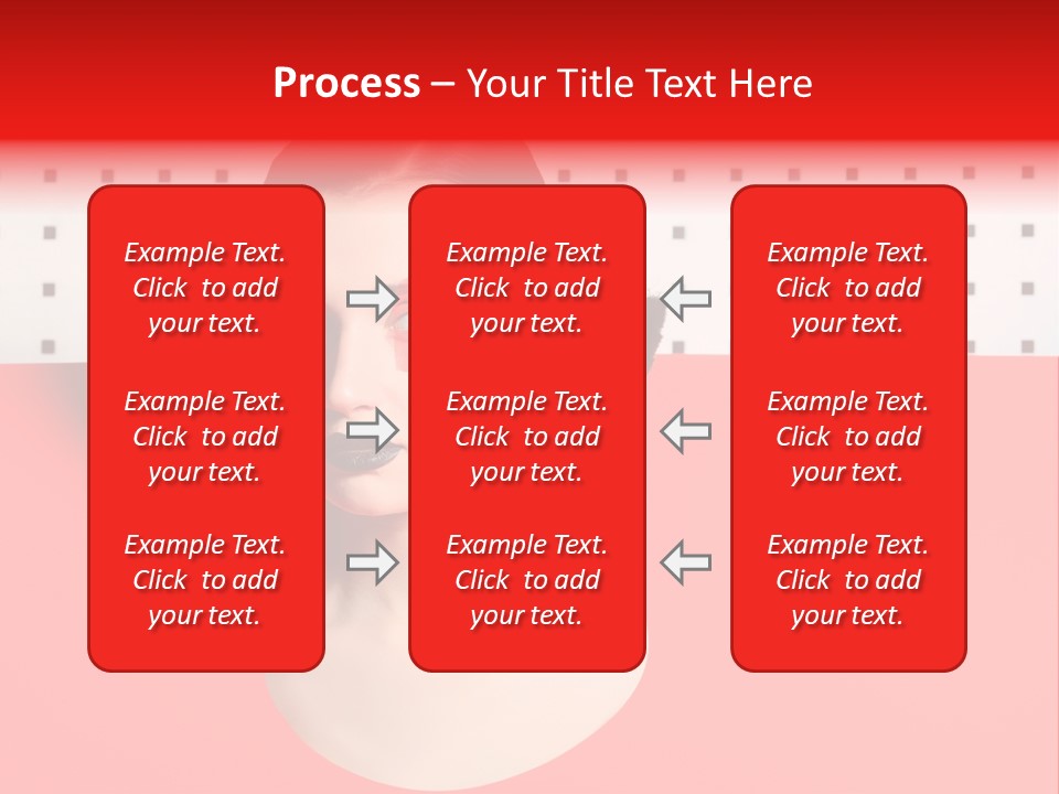 Lady Hair Woman PowerPoint Template