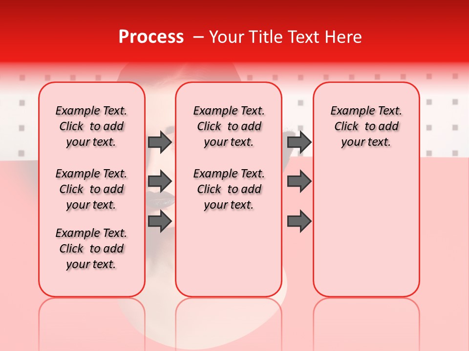 Lady Hair Woman PowerPoint Template