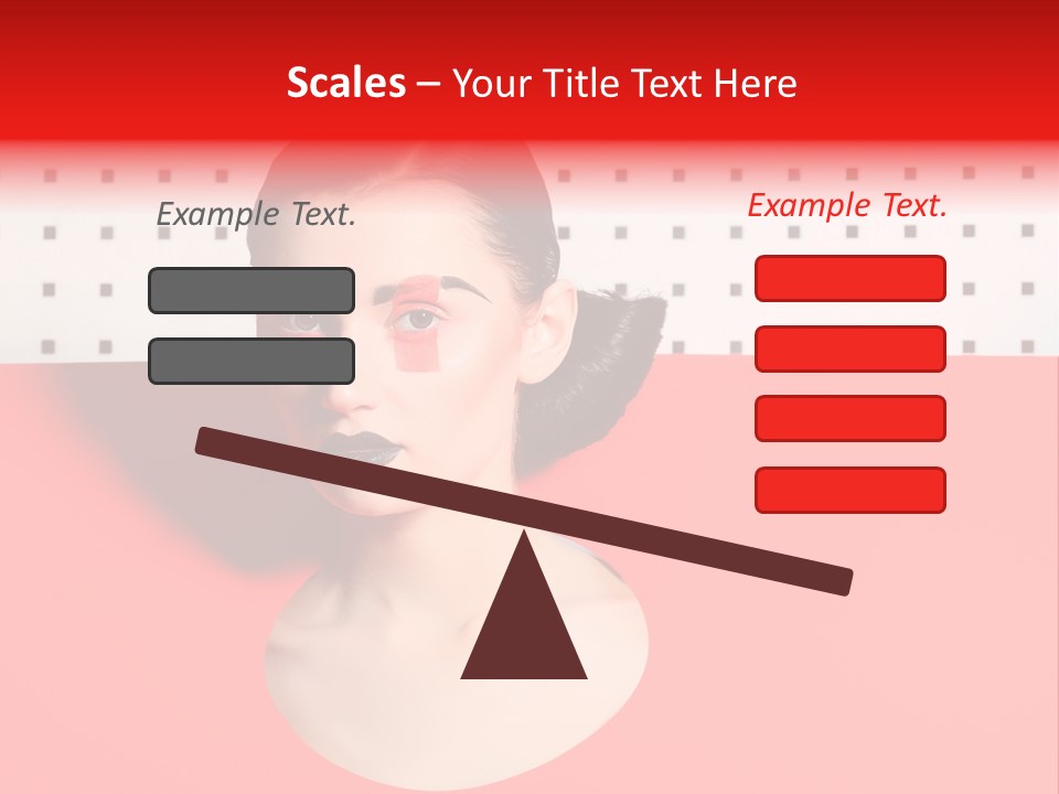 Lady Hair Woman PowerPoint Template