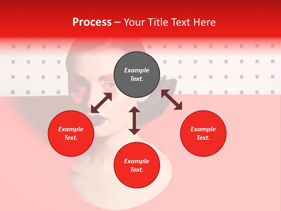 Lady Hair Woman PowerPoint Template