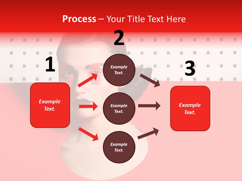 Lady Hair Woman PowerPoint Template