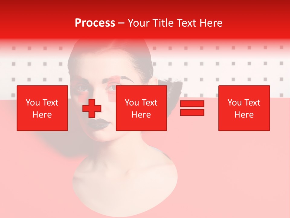 Lady Hair Woman PowerPoint Template