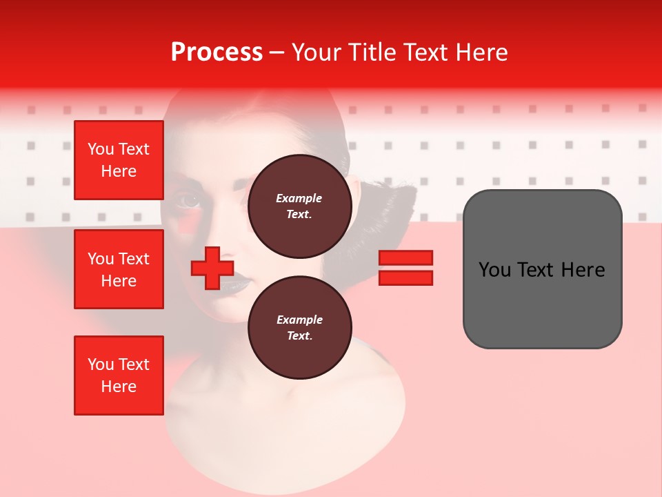 Lady Hair Woman PowerPoint Template