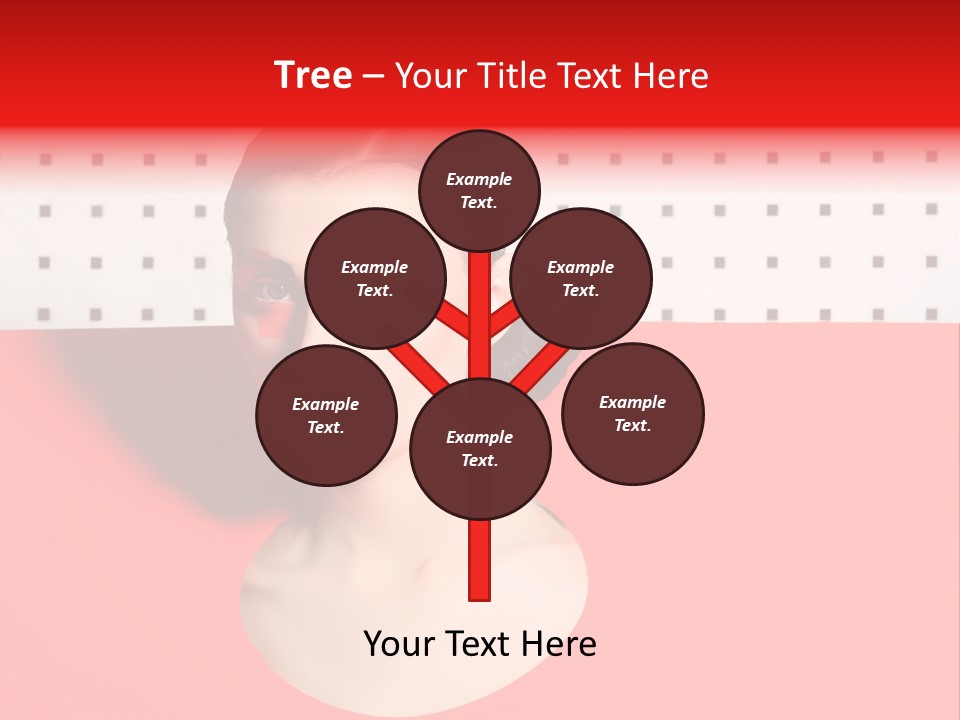 Lady Hair Woman PowerPoint Template