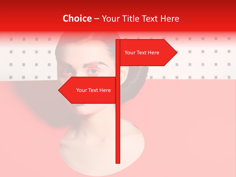 Lady Hair Woman PowerPoint Template