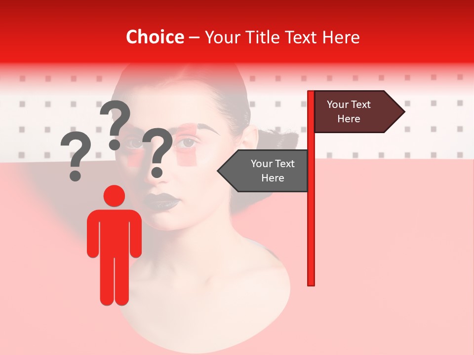 Lady Hair Woman PowerPoint Template