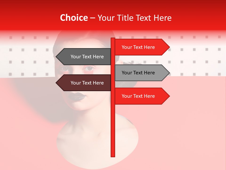 Lady Hair Woman PowerPoint Template