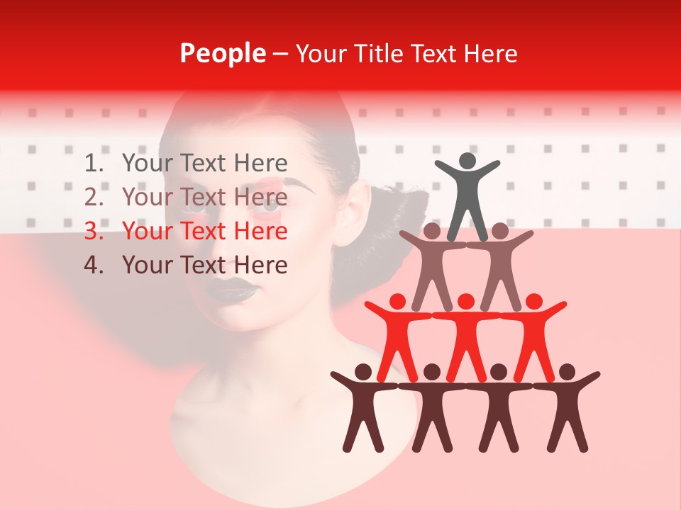 Lady Hair Woman PowerPoint Template