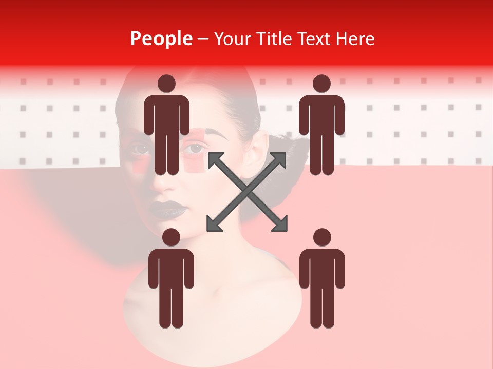 Lady Hair Woman PowerPoint Template