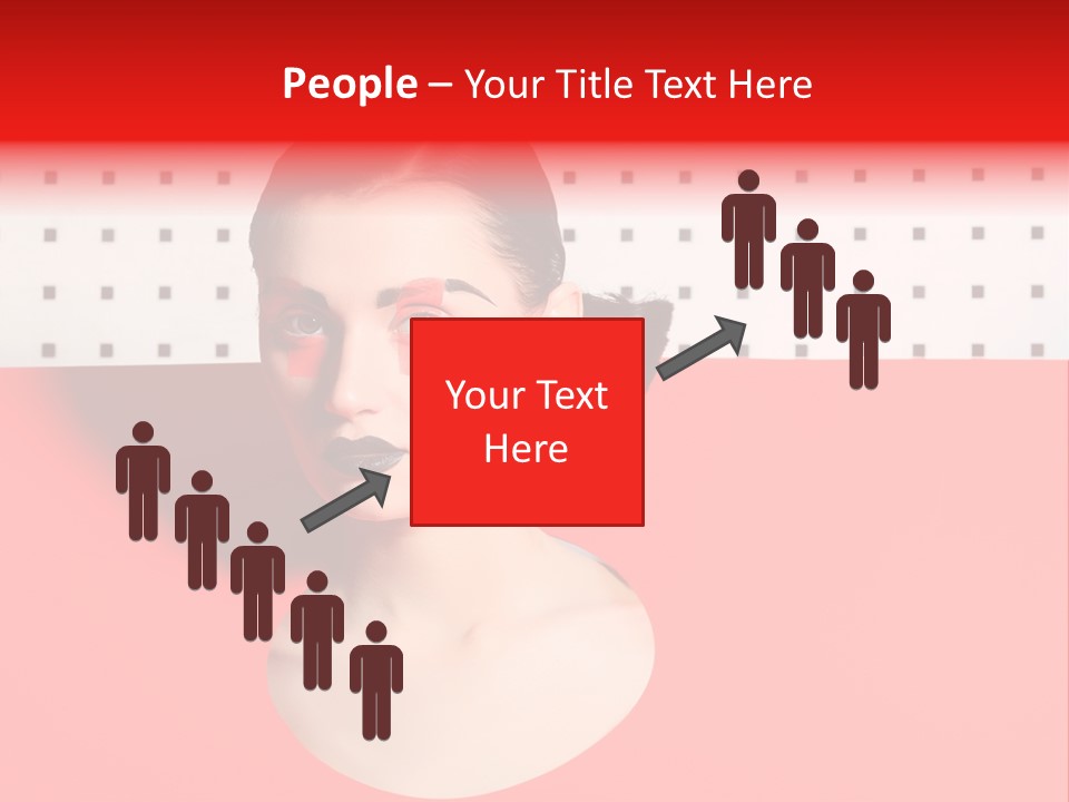 Lady Hair Woman PowerPoint Template