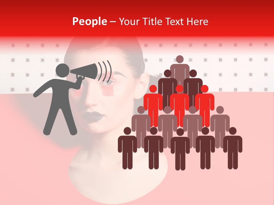 Lady Hair Woman PowerPoint Template