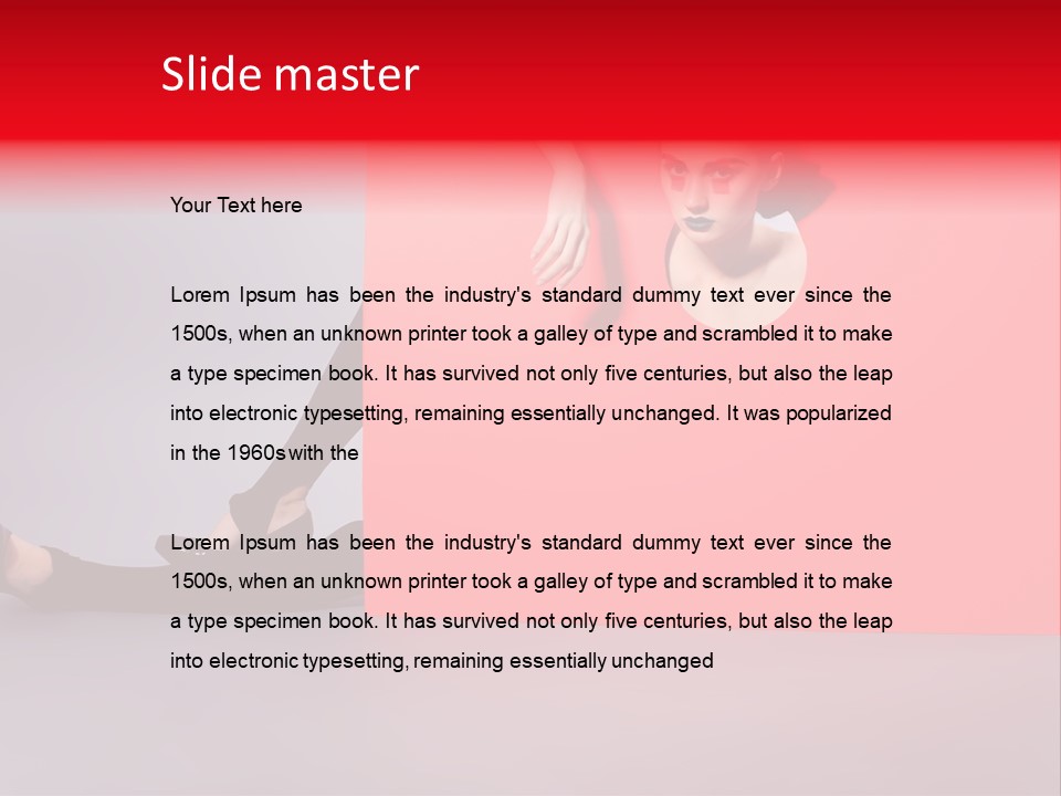 Sexy Beautiful Posing PowerPoint Template