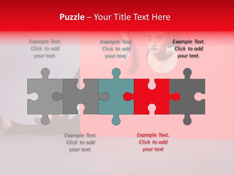 Sexy Beautiful Posing PowerPoint Template