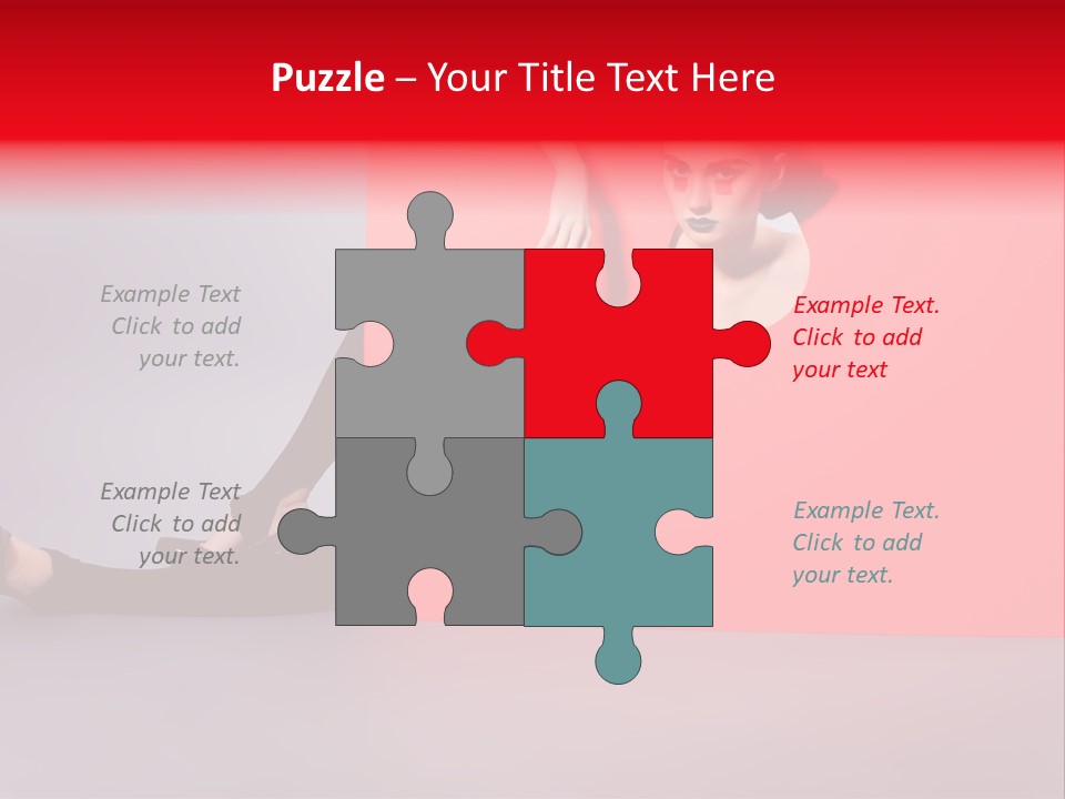 Sexy Beautiful Posing PowerPoint Template