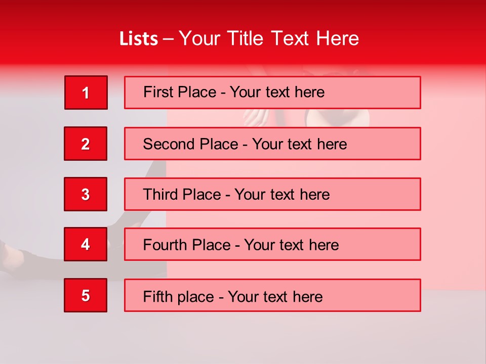 Sexy Beautiful Posing PowerPoint Template
