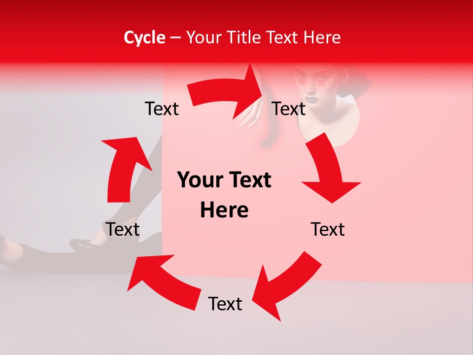 Sexy Beautiful Posing PowerPoint Template