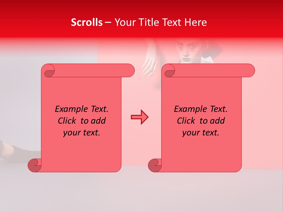 Sexy Beautiful Posing PowerPoint Template