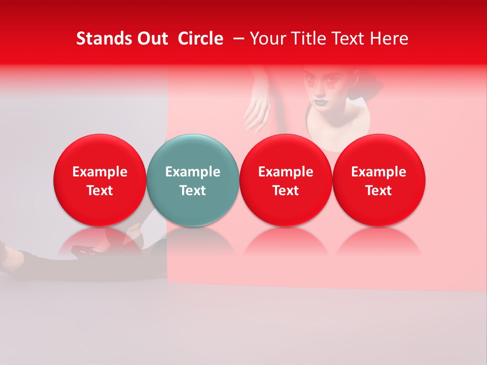 Sexy Beautiful Posing PowerPoint Template