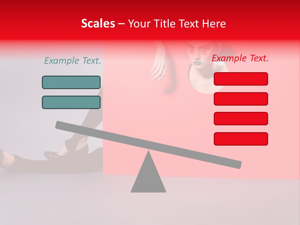 Sexy Beautiful Posing PowerPoint Template