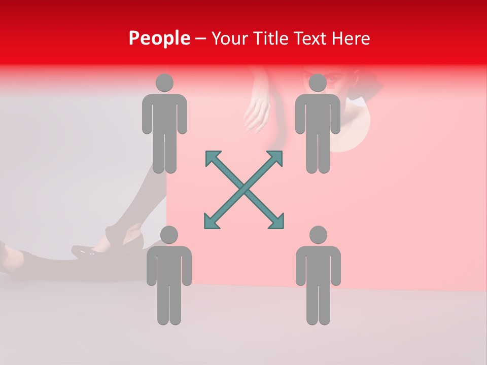 Sexy Beautiful Posing PowerPoint Template