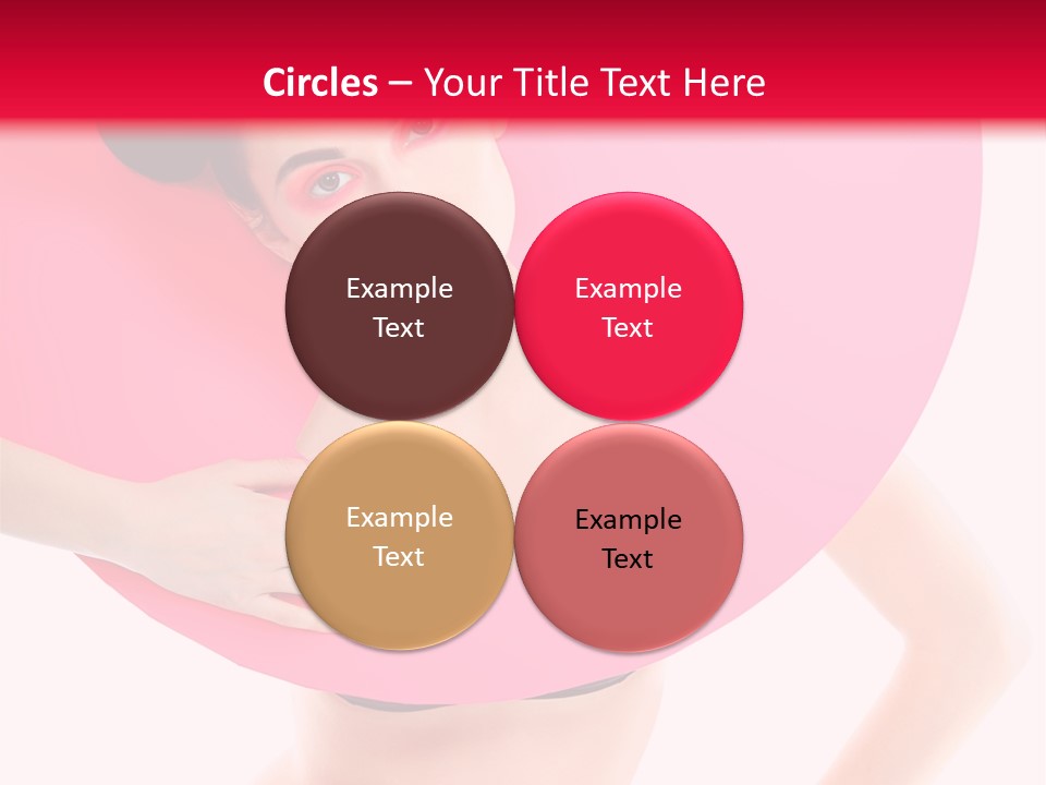 Sexy Face Isolated PowerPoint Template