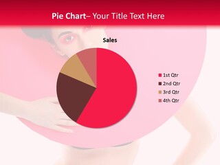 Sexy Face Isolated PowerPoint Template