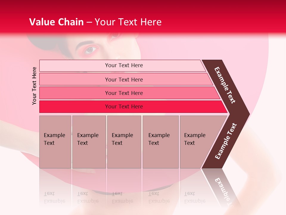 Sexy Face Isolated PowerPoint Template