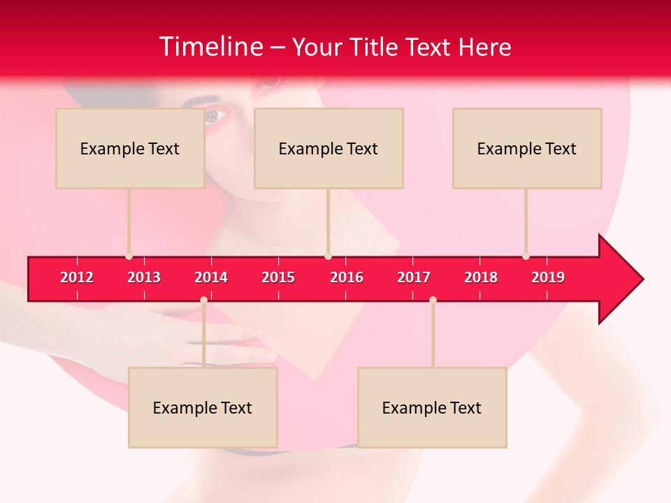 Sexy Face Isolated PowerPoint Template
