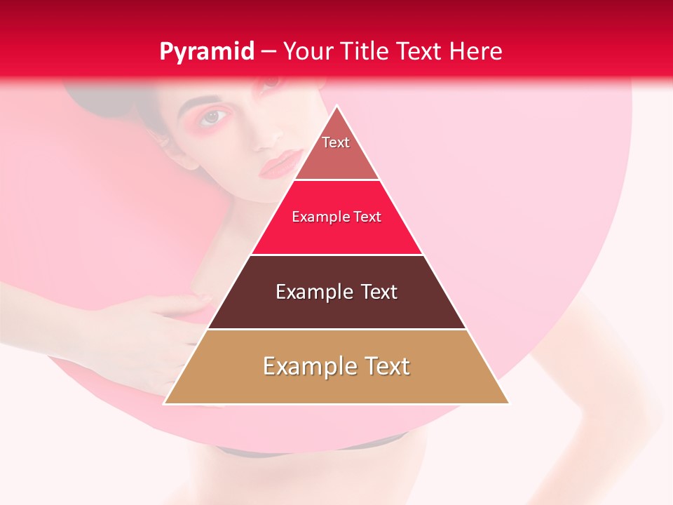 Sexy Face Isolated PowerPoint Template