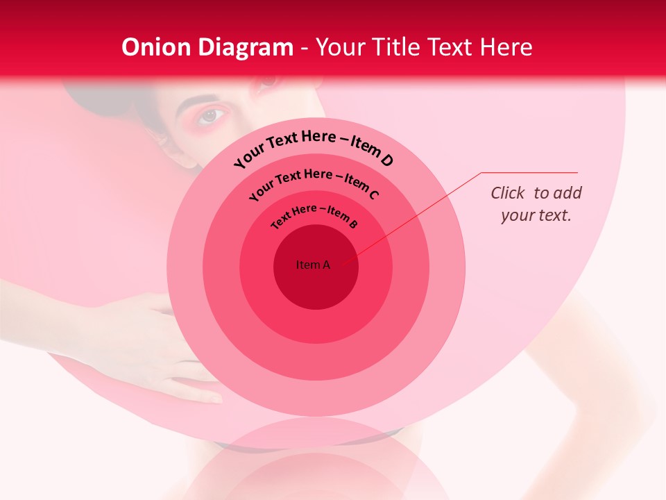 Sexy Face Isolated PowerPoint Template