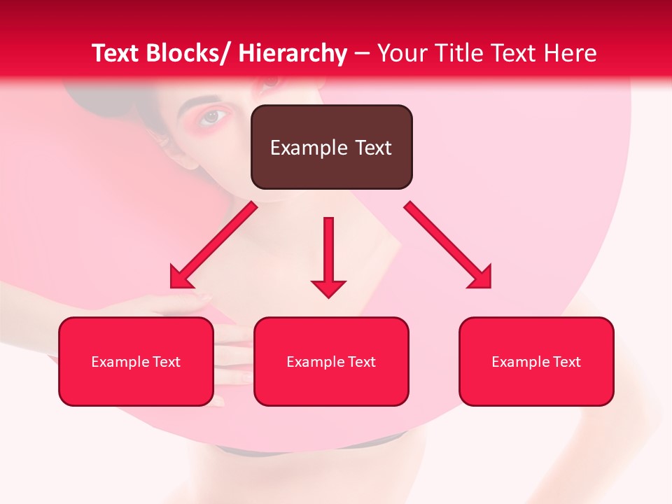 Sexy Face Isolated PowerPoint Template