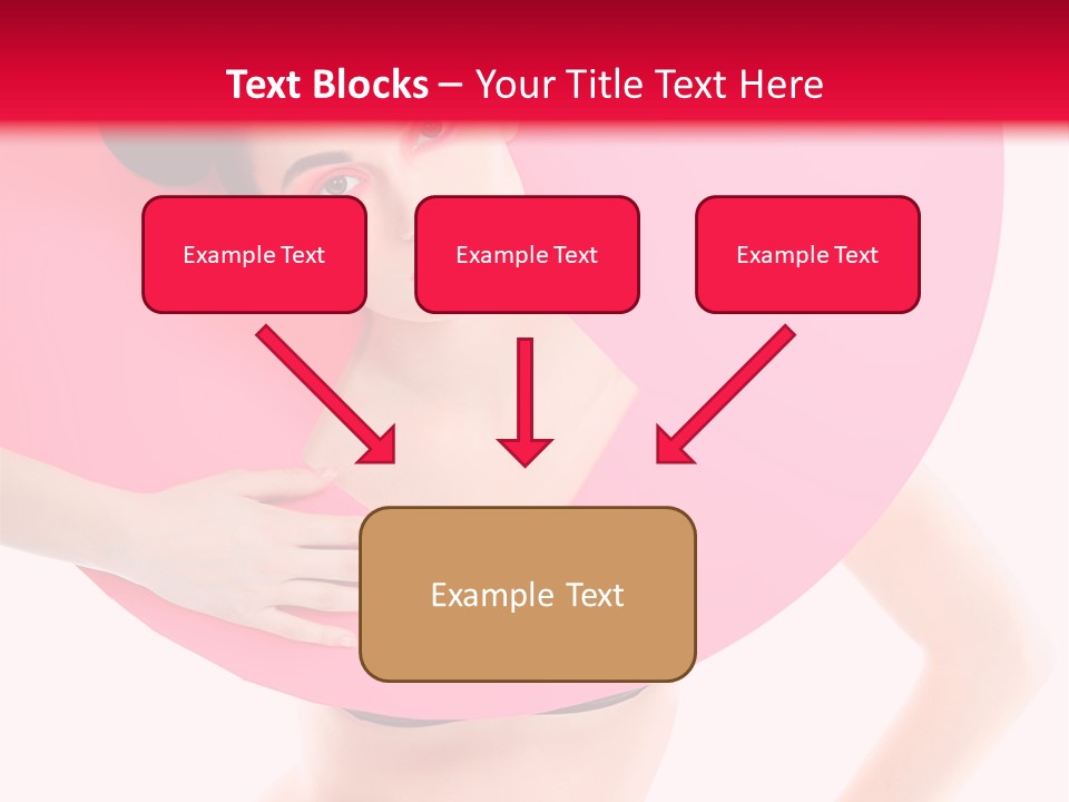 Sexy Face Isolated PowerPoint Template
