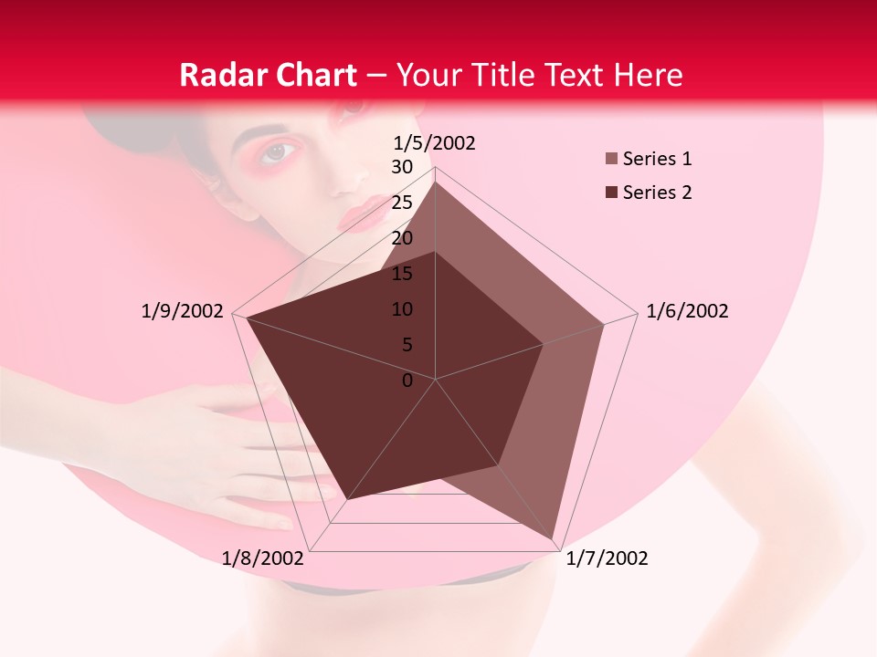 Sexy Face Isolated PowerPoint Template