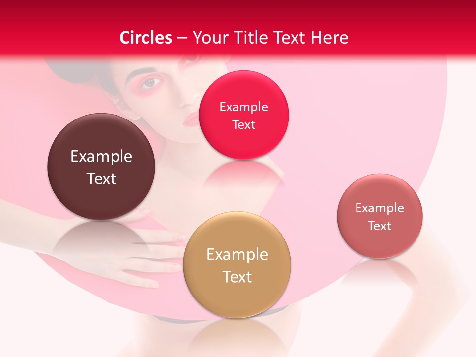 Sexy Face Isolated PowerPoint Template