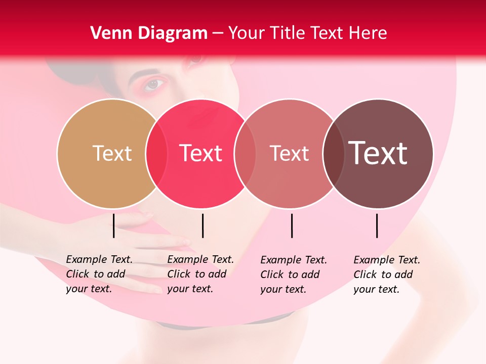 Sexy Face Isolated PowerPoint Template