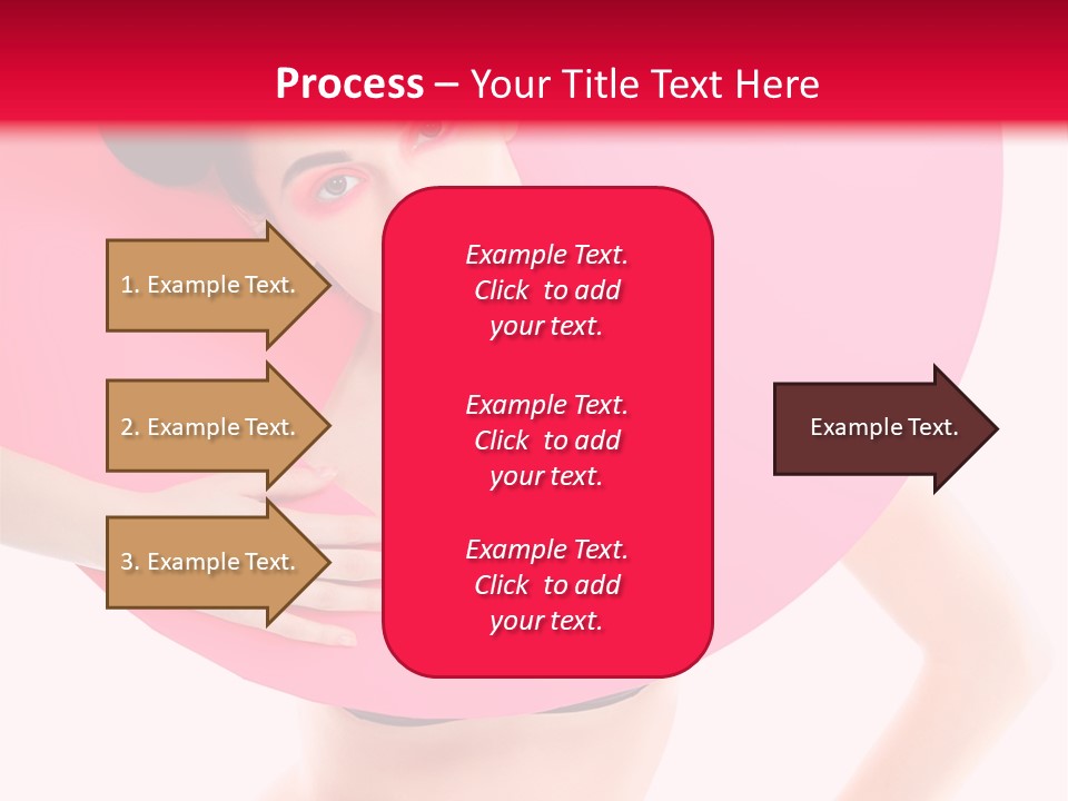 Sexy Face Isolated PowerPoint Template