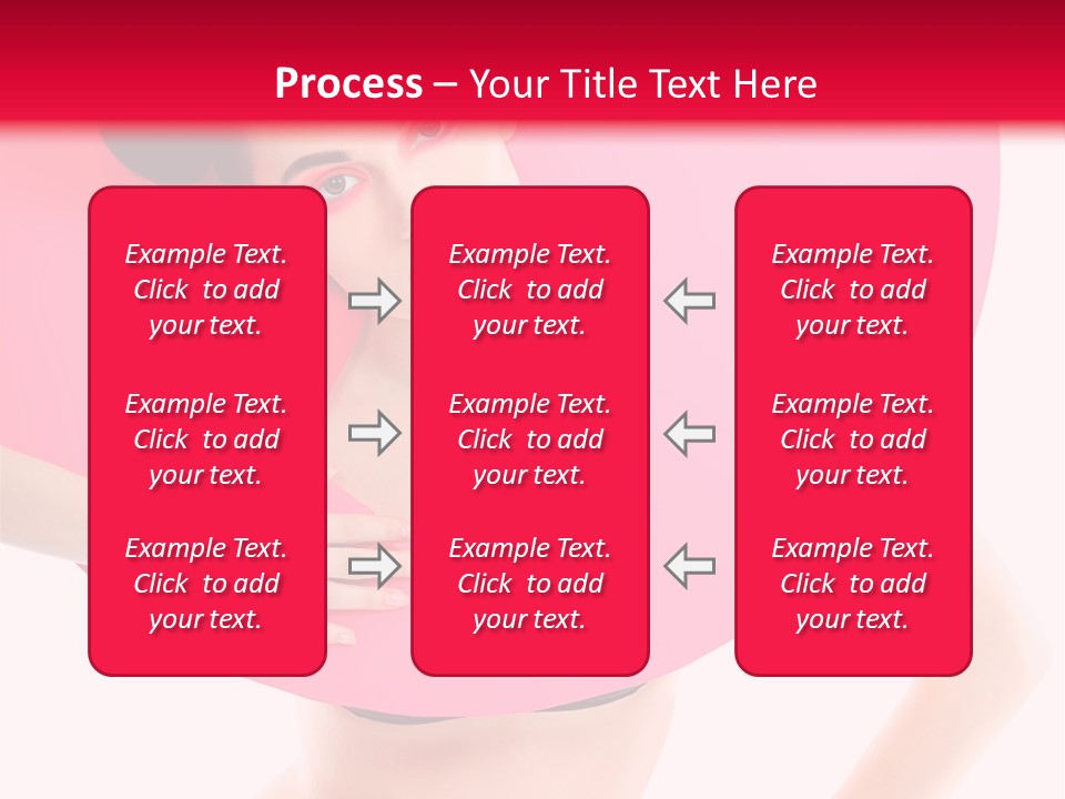 Sexy Face Isolated PowerPoint Template