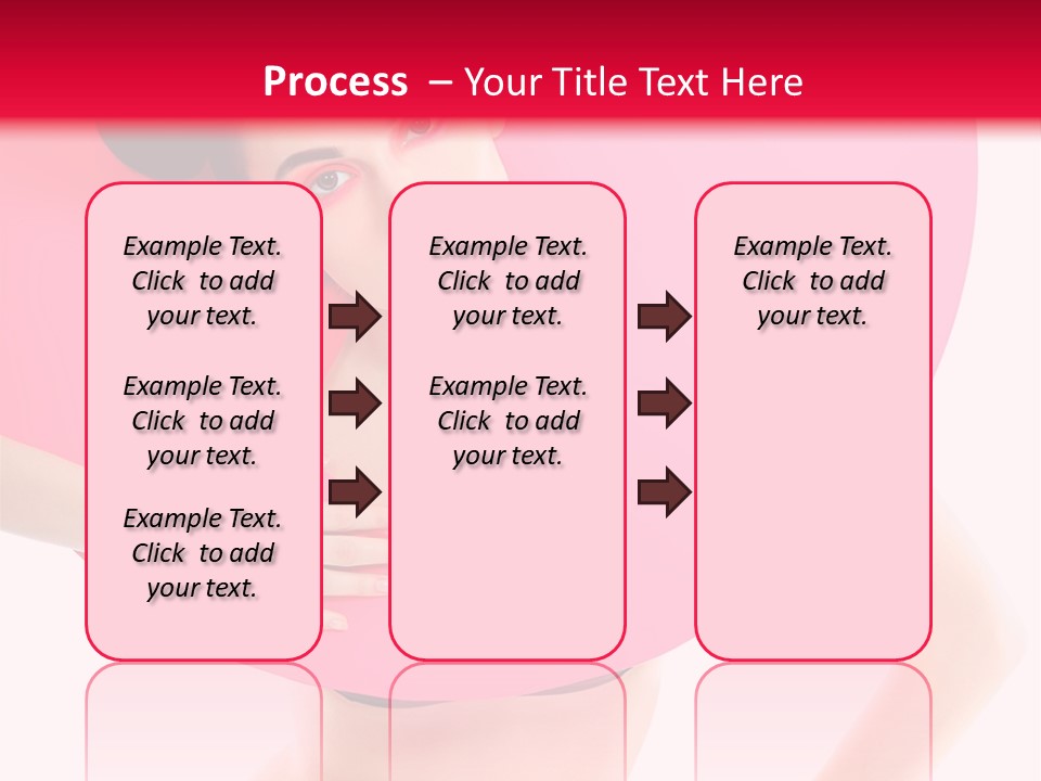 Sexy Face Isolated PowerPoint Template