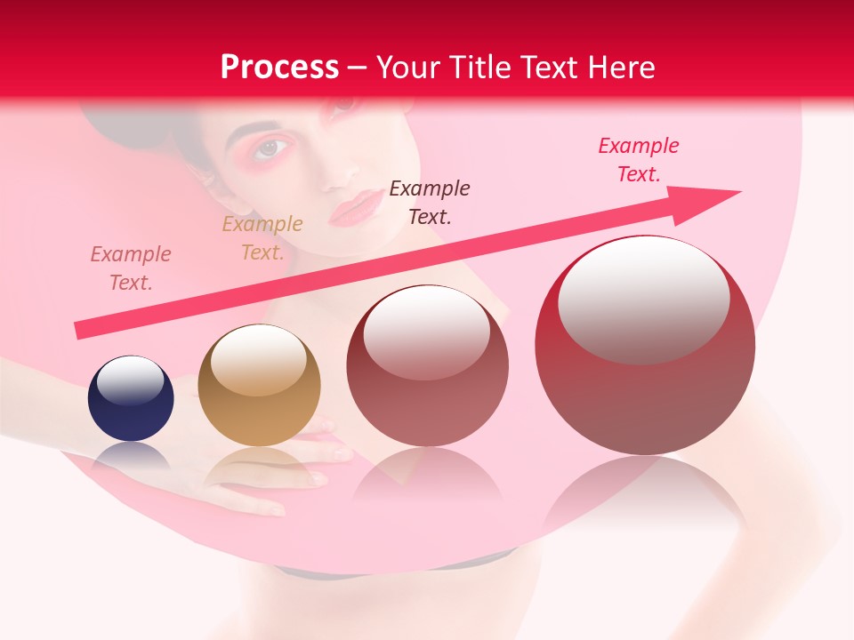 Sexy Face Isolated PowerPoint Template