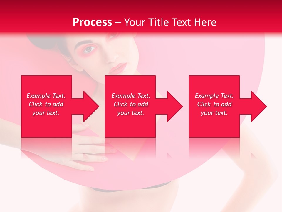 Sexy Face Isolated PowerPoint Template