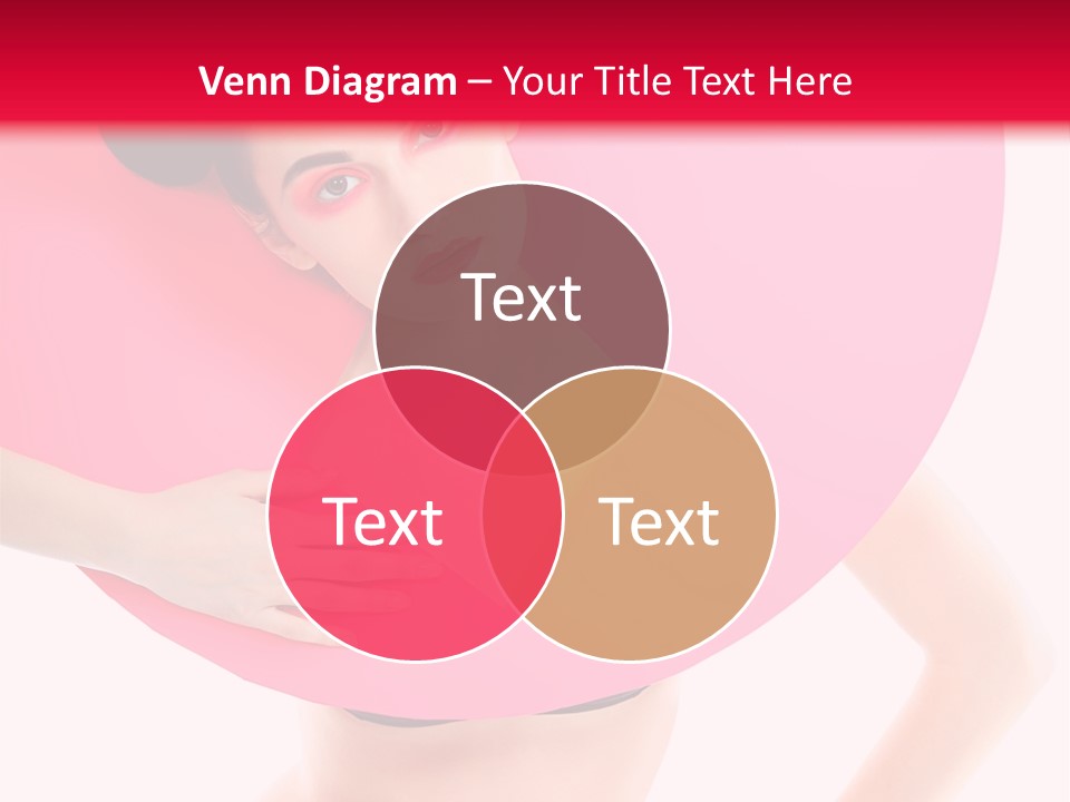 Sexy Face Isolated PowerPoint Template