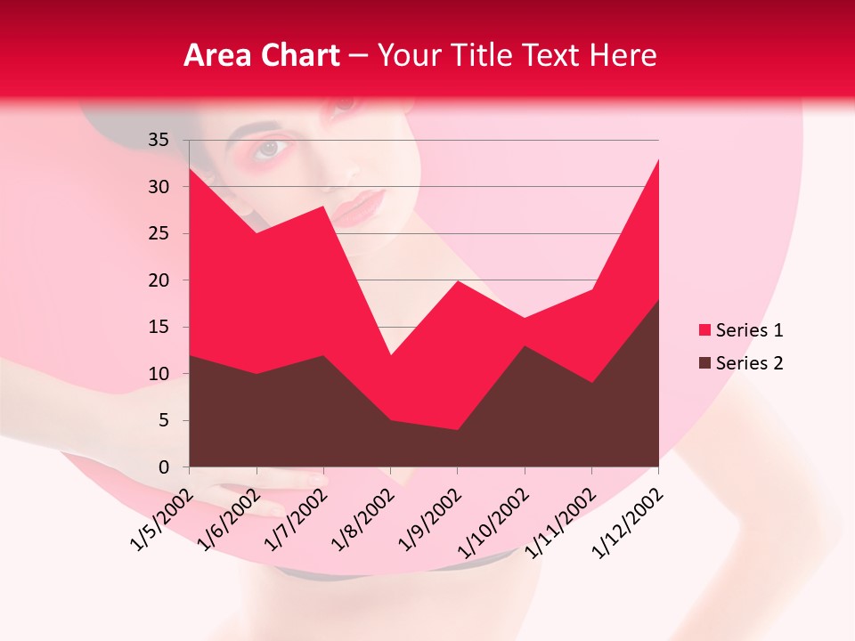 Sexy Face Isolated PowerPoint Template