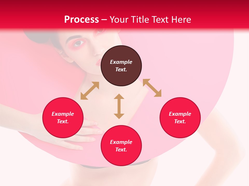Sexy Face Isolated PowerPoint Template