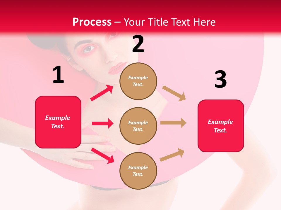 Sexy Face Isolated PowerPoint Template