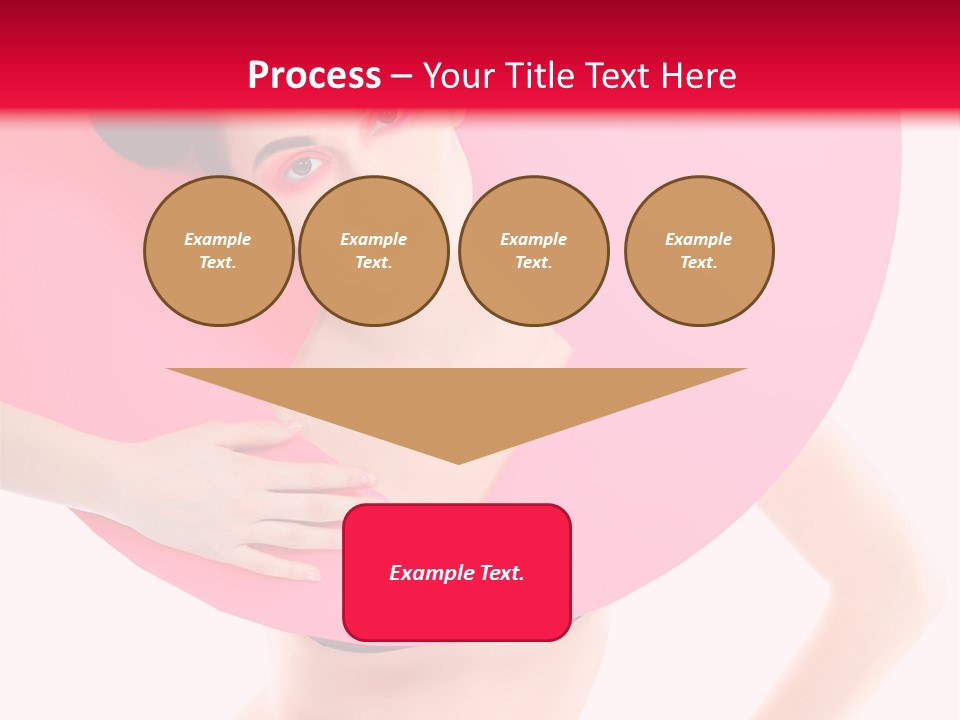 Sexy Face Isolated PowerPoint Template