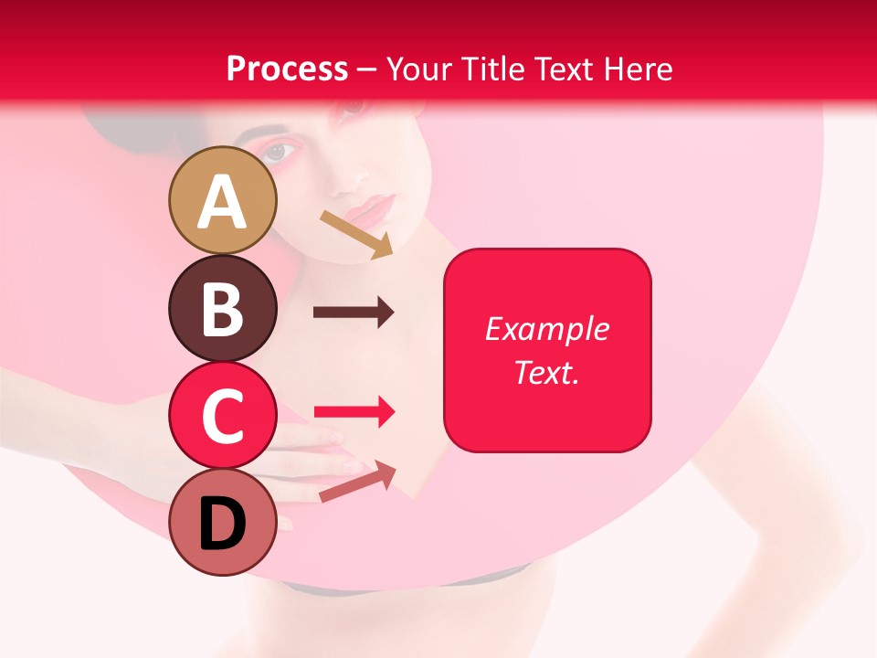 Sexy Face Isolated PowerPoint Template